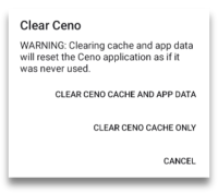 Clear button