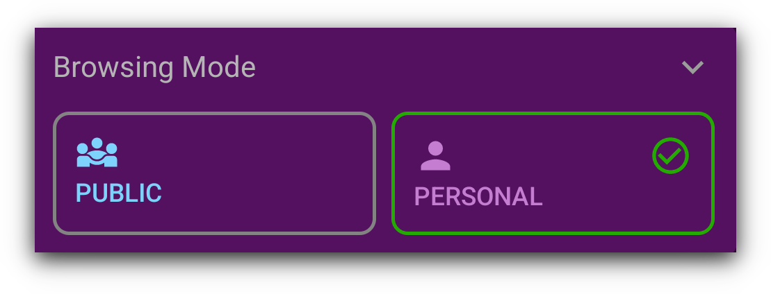 Personal button