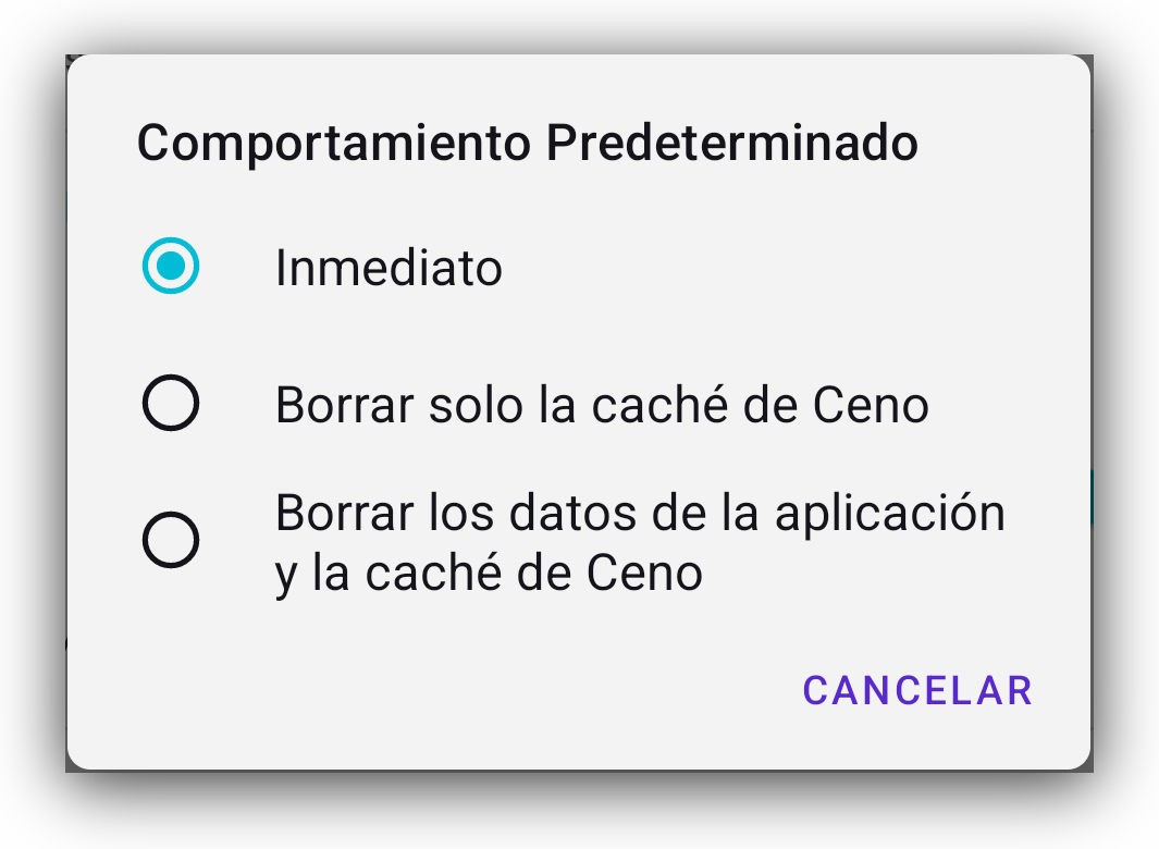 Clear button behavior