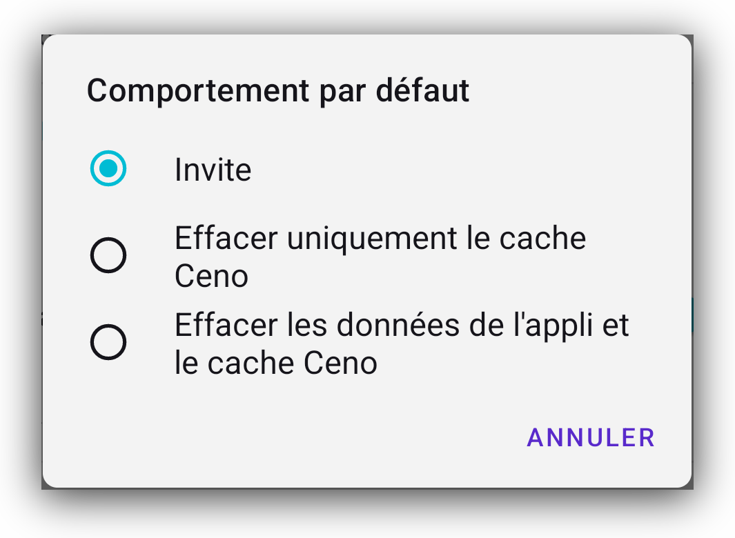 Clear button behavior