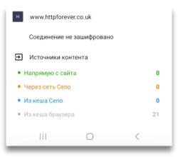 Compare not secure page