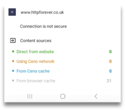 Compare not secure page