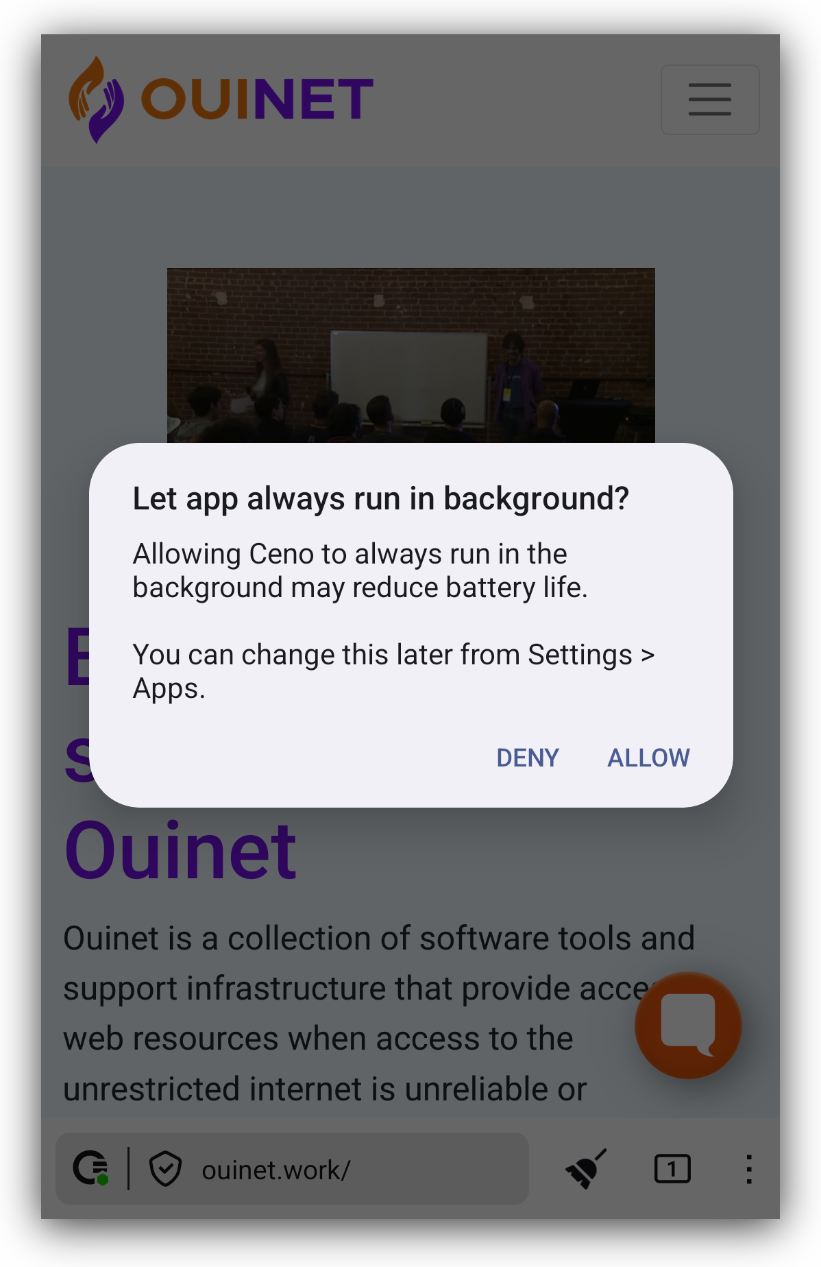 Do not optimise battery